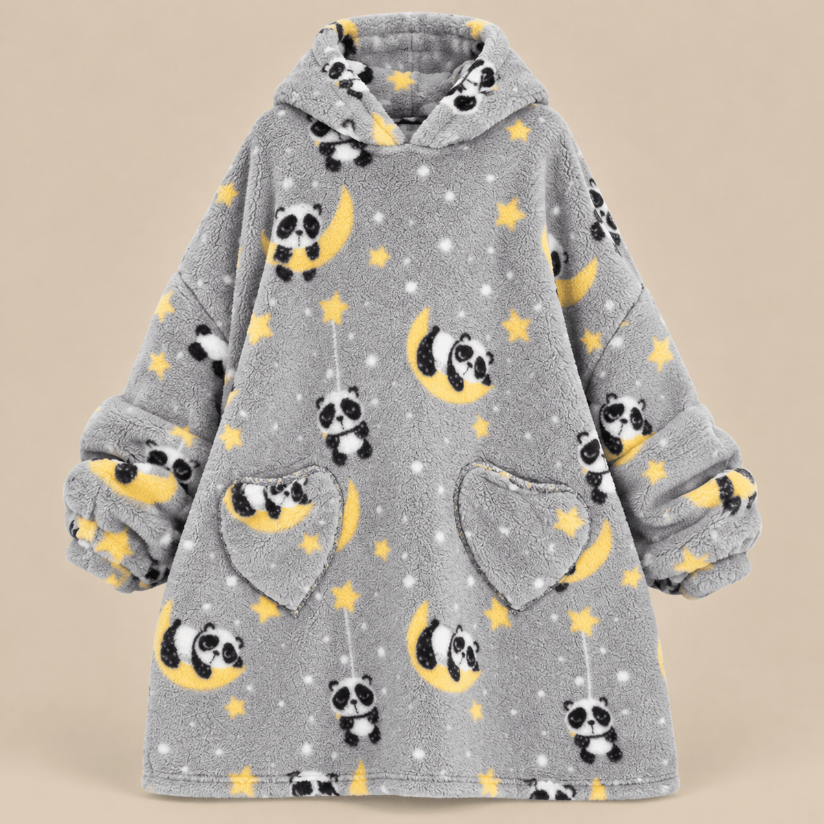 Ton poncho Sweat couverture à capuche enfant en polaire épaisse