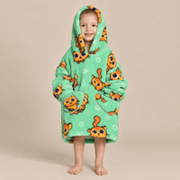 Ton poncho Sweat couverture à capuche enfant en polaire épaisse
