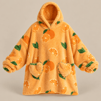 Ton poncho Sweat couverture à capuche enfant en polaire épaisse